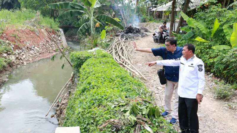 Normalisasi Kali Sabi di Kelurahan Binong, Kecamatan Curug Kali Sabi