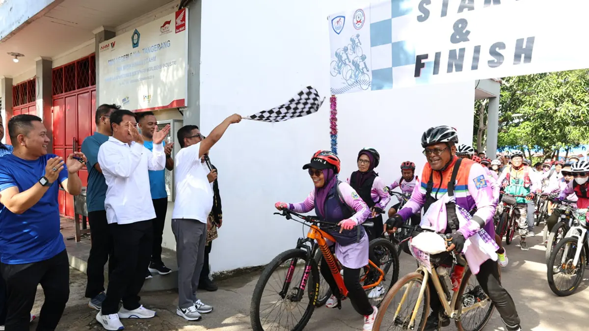 Bupati Tangerang dan Gubernur Banten Lepas Fun Bike Kolaborasi Gemilang dan Gowes Desa Wisata gowes desa wisata