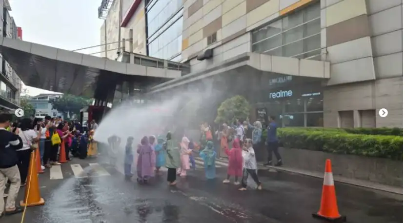 BPBD Kota Tangerang menggelar kegiatan edukasi pemadam kebakaran