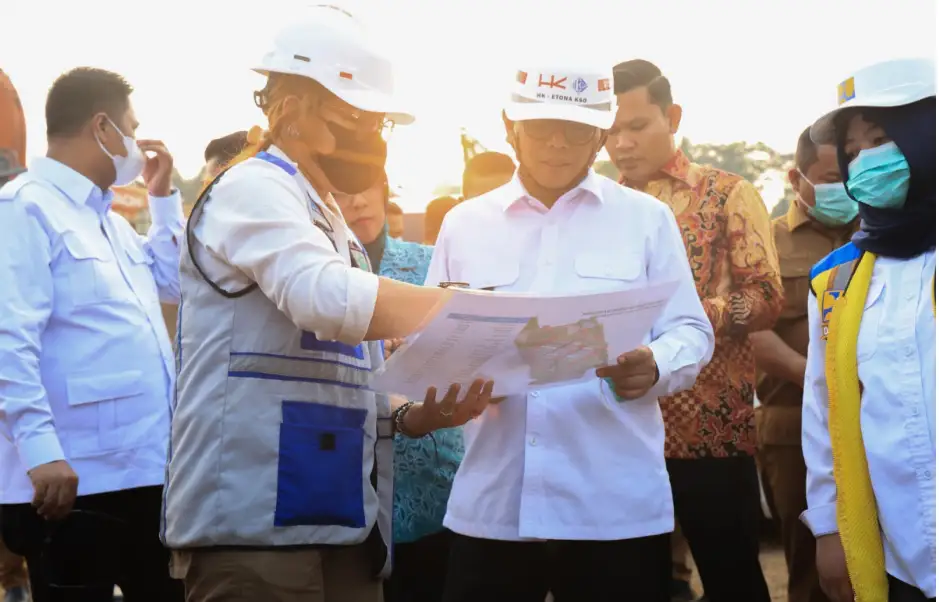 Gubernur Banten Andra Soni tinjau pembangunan sekolah rakyat di pandeglang