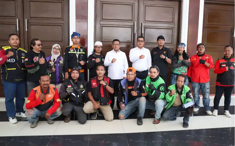 Gubernur Banten bertemu dengan audiens perwakilan pengemudi ojol banten