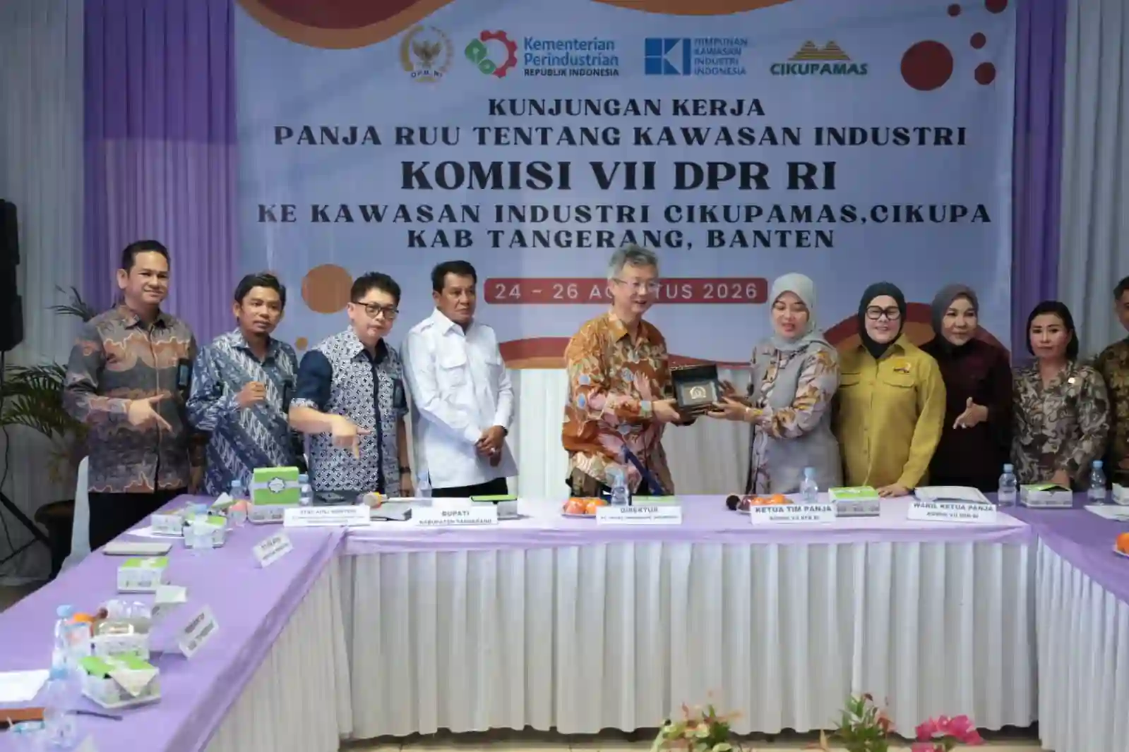 Bupati Tangerang Terima Kunjungan Komisi VII DPR RI