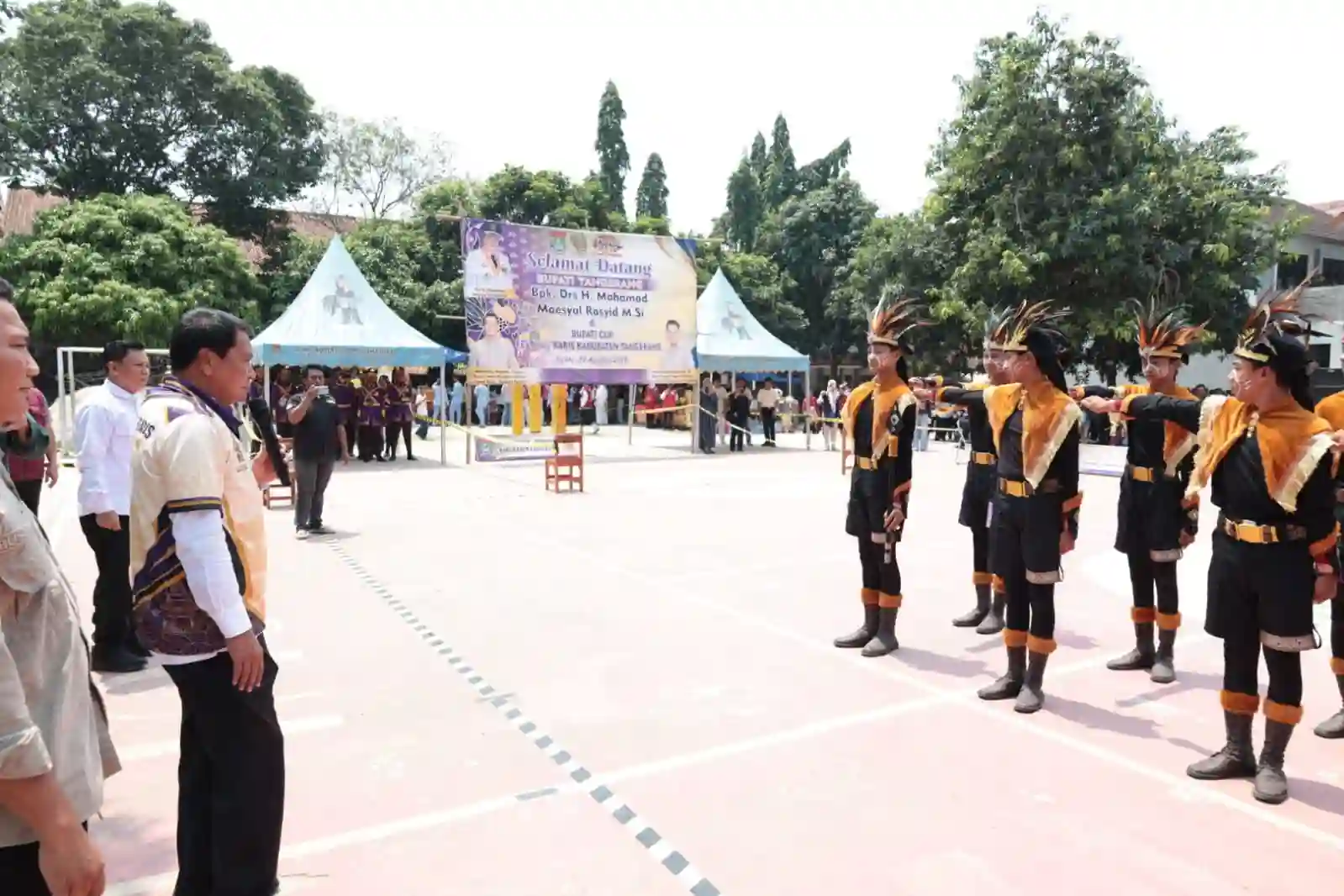 Festival Baris-Berbaris Kabupaten Tangerang 2026 Resmi Dibuka