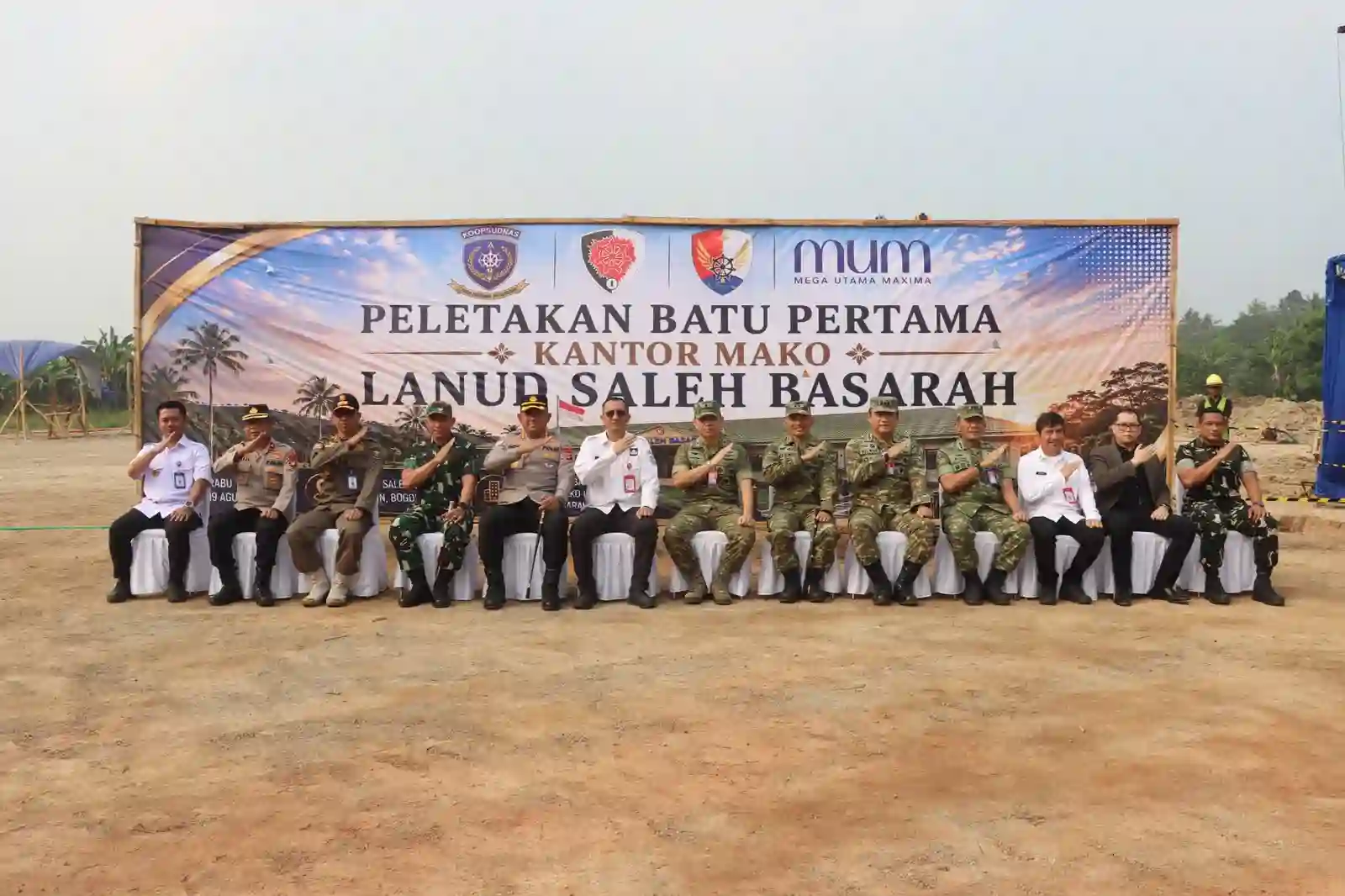 Groundbreaking Mako Lanud Saleh Basarah