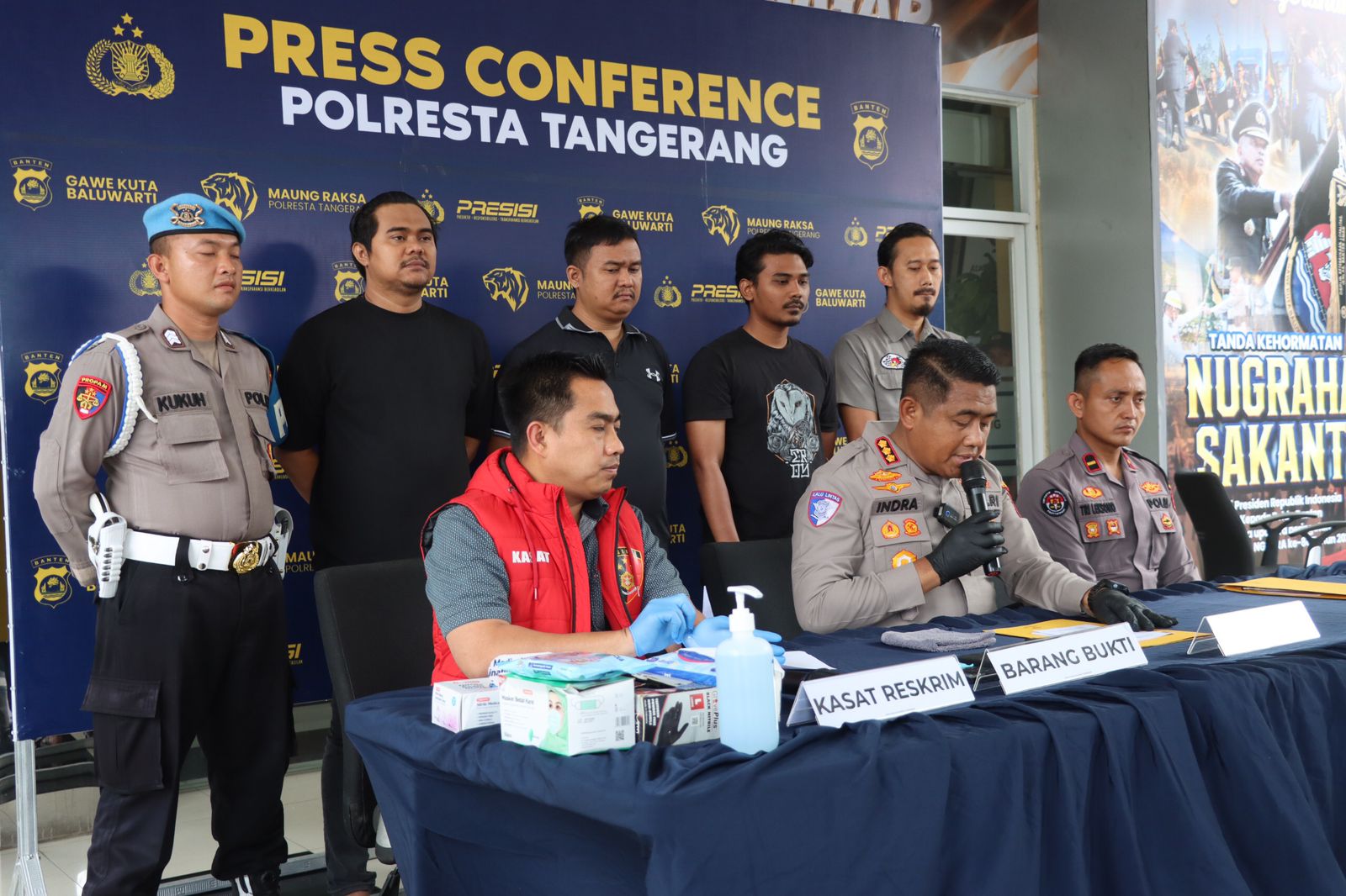 Polresta Tangerang mengamankan seorang pria berinisial M (31), warga Kabupaten Lebak