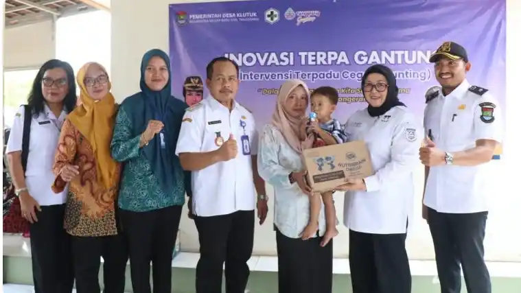 Wabup Intan saat menghadiri kegiatan Balita Kita Sehat