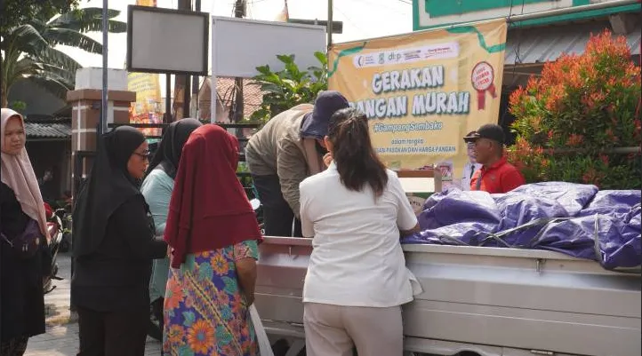 Gerakan Pangan Murah di Kelurahan Parung Serab, Kota Tangerang