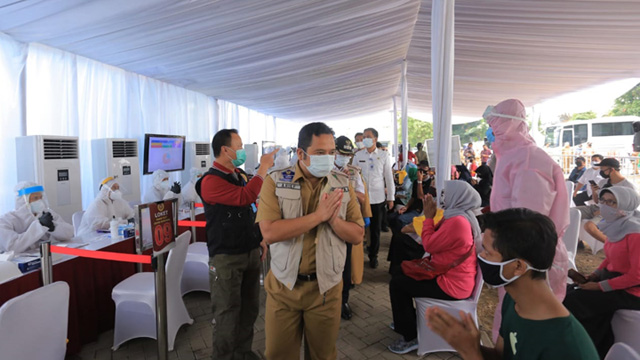 BIN Turun ke Kota Tangerang, Gelar Rapid Test Massal Warga Cibodas