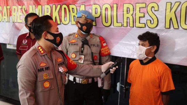 Uang Pensiunan Orangtua Dibeliin Sabu, Residivis BA Ditangkap Satnarkoba Polresta Tangerang