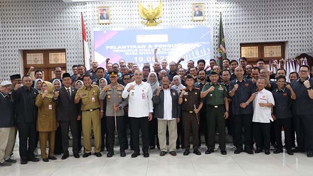 Pelantikan Ketua dan Pengurus KONI Kabupaten Tangerang periode 2023-2027