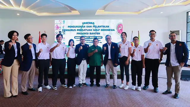Pengurus Persatuan Golf Indonesia (PGI) Provinsi Banten